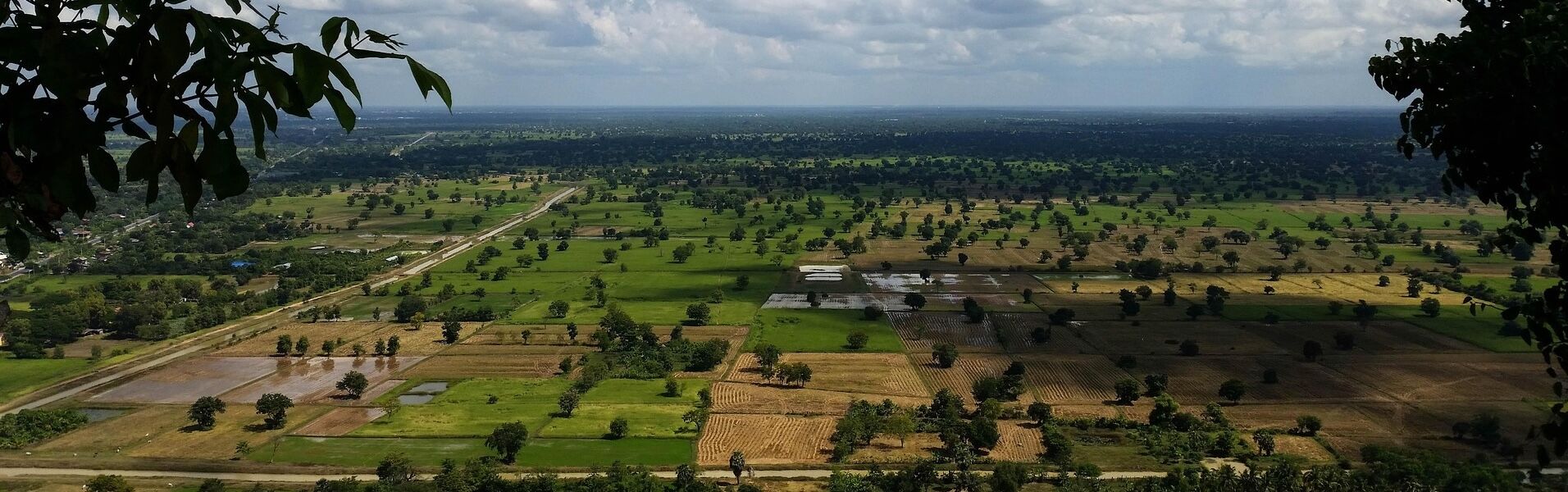Battambang Panorama View from the peak of mountain